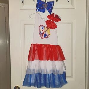 Girls Jojo Swia Nickelodeon Americana Tutu Dress